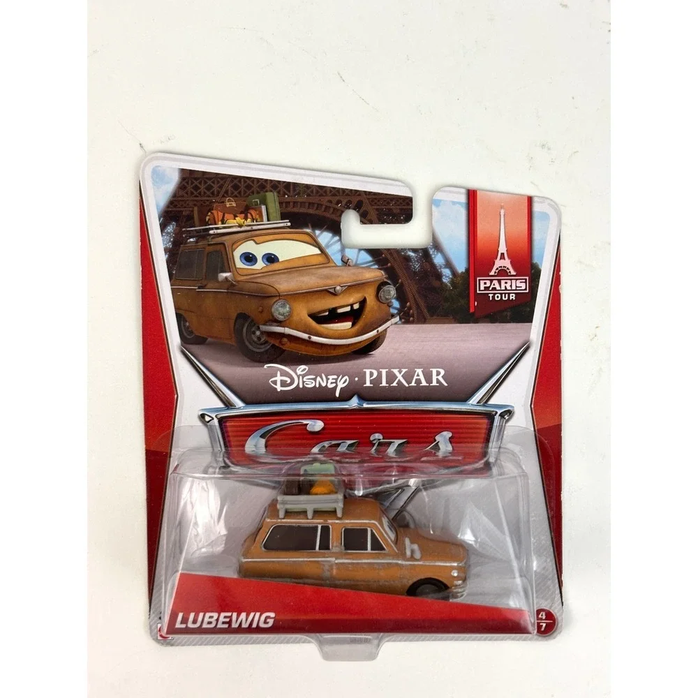 Disney Pixar Cars Lubewig Paris Tour Mattel 1 55 Diecast New Sealed